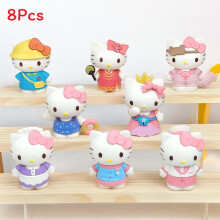 Hello Kitty Collectors Edition Pvc Figurine Dress Up Options Gift Packaging Fans