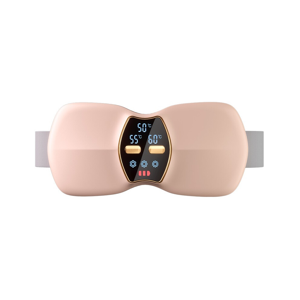 Stoyotu Pink (Pink) Warming Belt Heating Massage-Led Charging Vibration Hot Compress Abdominal Kneader Waist Protection