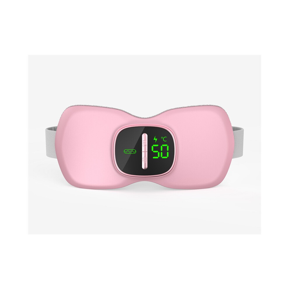 Stoyotu Pink (Pink) Warming Belt Heating Massage-Led Charging Vibration Hot Compress Abdominal Kneader Waist Protection
