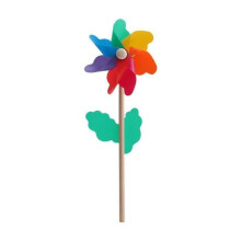 (3 kpl) Nurmikkotuulimylly, lasten lelut, puutarhakoriste, tee-se-itse-koriste 12 * 25 cm