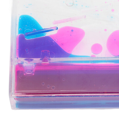 Portable Bubble Timer Red Blue Calm