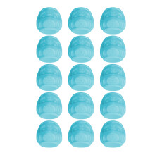 200 Stück Dharma Egg Tattoo-Inkbecher 19 mm  17 mm Blau