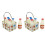 2Ensembles Mini Accessoires Maison Décor Simulé Ustensiles Rouge 1