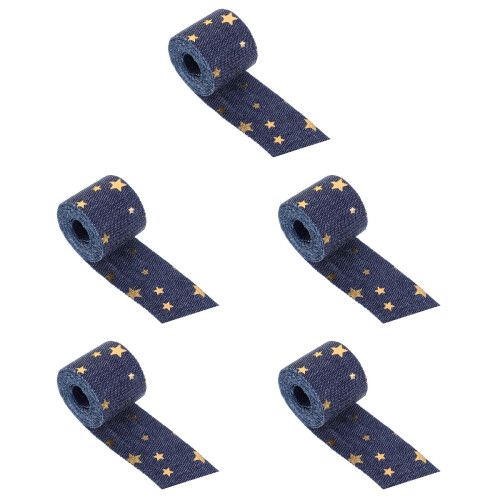 5Rouleaux Ruban Multi-Usage Bleu Marine Pour Art