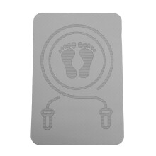 1Tapis De Saut Antidérapant Tpe Gris Pour Sport Maison Yoga Fitness