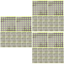 60Étiquettes Adhésives Couleur Assortie, Pour Entraînement Tir