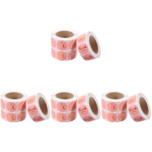 12Rouleaux Stickers Rose Autocollants Pour Remerciement Enseignants