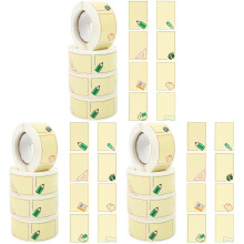12Rouleaux Etiquettes Nom À Écrire Pour Maison Et Scolaire