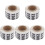 5Rouleaux Stickers Numérotés Blanches Auto-Adhésives Pour 1