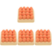 4Ensembles Mini Oeufs Simulés Résine Décor Maison