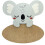Decorative plaque - Koala - Poplar wood - Customizable adhesive - 16 x 7 cm 1