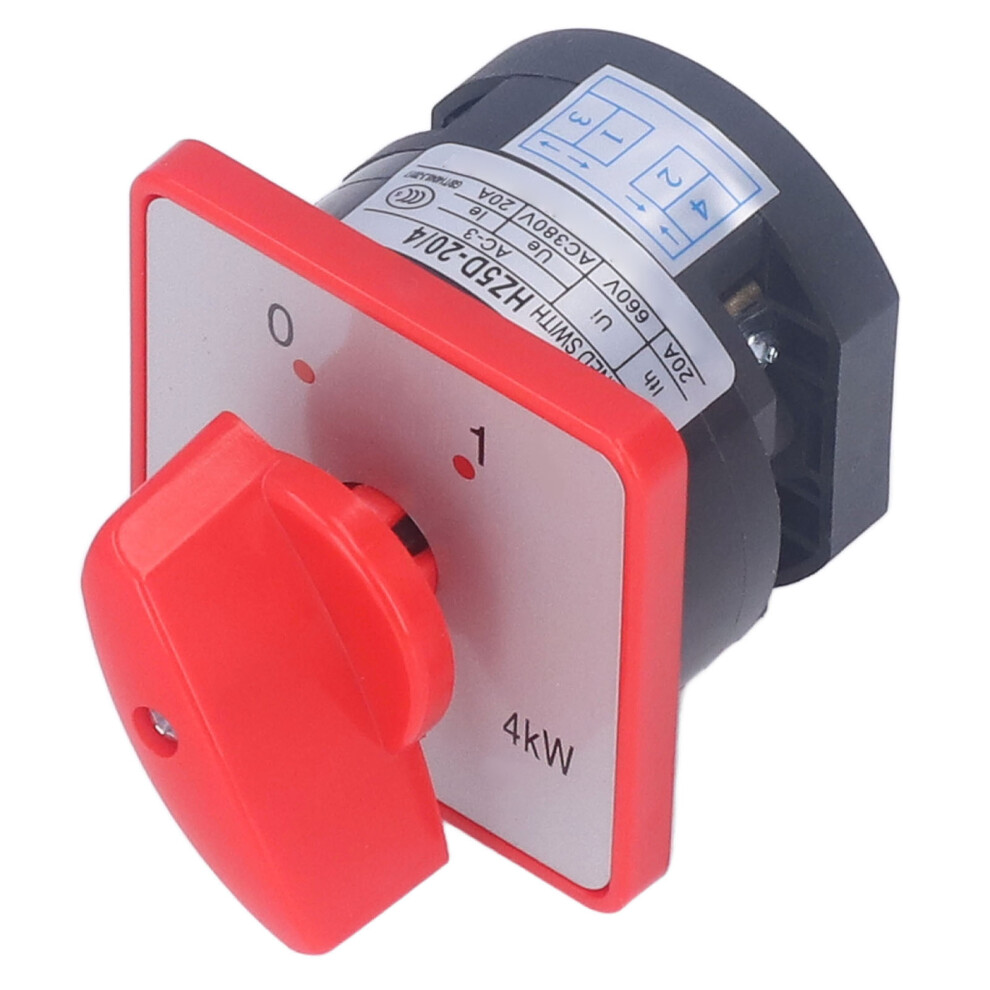 BERM Compact Changeover Knob Switch 4kW