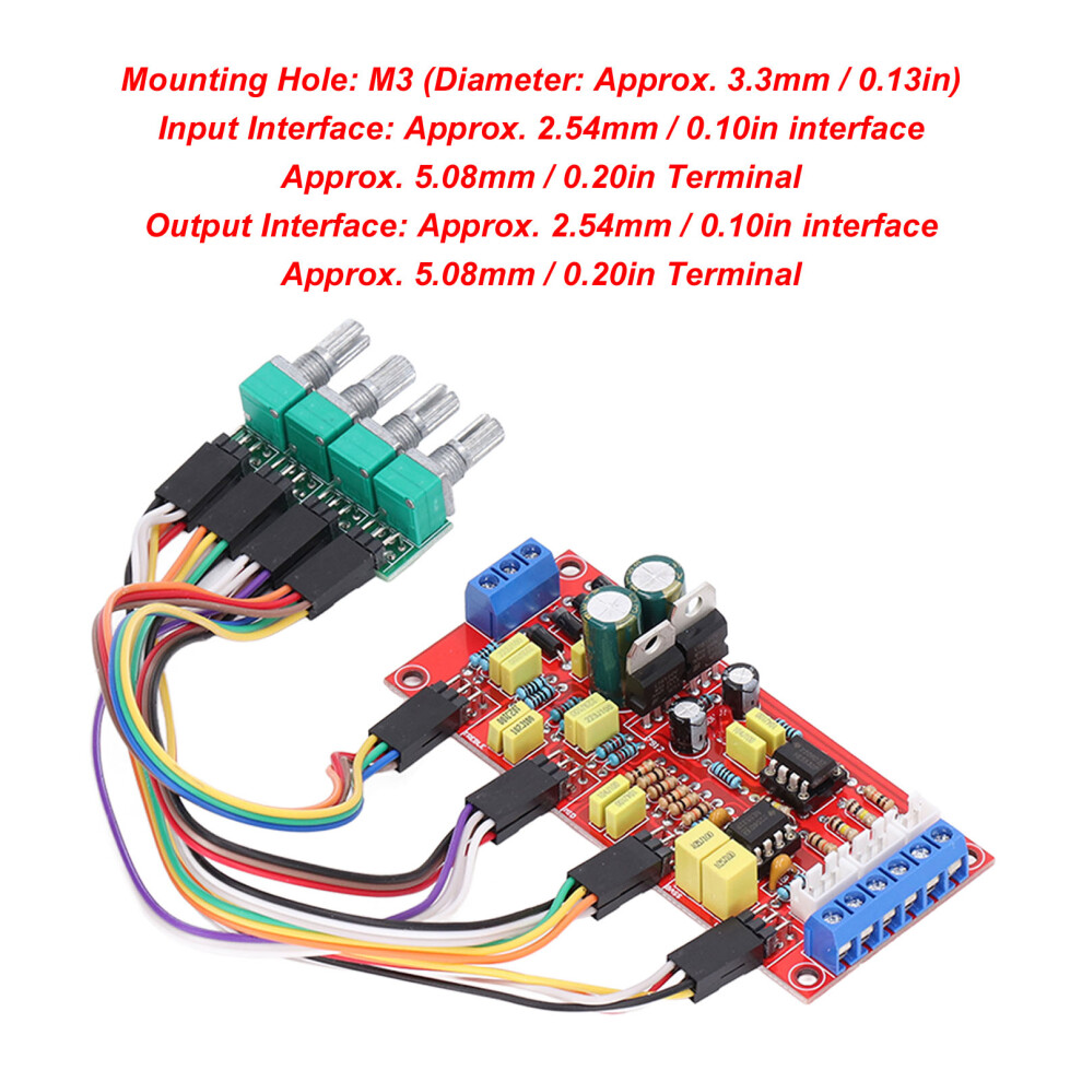 NE5532 Preamp Volume Tone Board DC12V Output