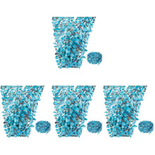 4Rouleaux De Ruban Cristal Bleu Pour Décorations Variées