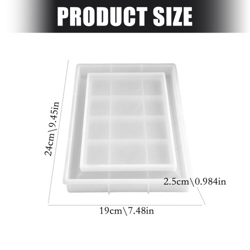 Reusable Silicone Frame Mold For Handmade Picture Displays And 2
