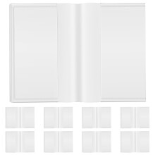 30Pcs Clear Protective Plastic Book Covers Waterproof for Student Use