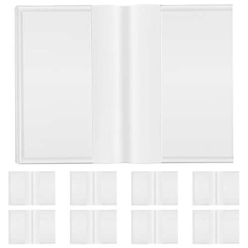 30Pcs Clear Protective Plastic Book Covers Waterproof for Student Use