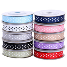 30Rouleaux Ruban Festif À Pois Couleurs Mélangées Pour Artisanat