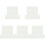 50Feuilles Autocollants DIY Lettres Argent 1