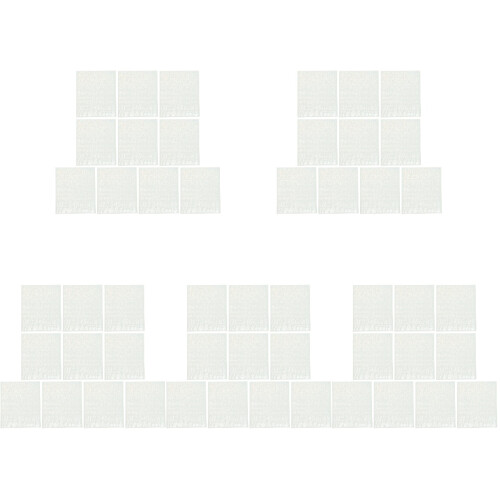 50Feuilles Autocollants DIY Lettres Argent