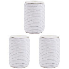 3Rouleaux Ceinture Élastique Blanche Pour Couture Accessoires DIY