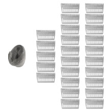 25/36/50 Stück rostfreie Metall-Abflussabdeckung,-25Stk