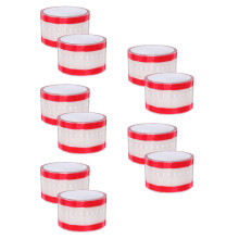 10Roules Étiquettes Transparente Scellage Boissons Café Lait