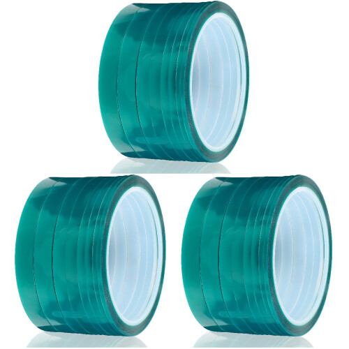 24Rouleaux Ruban Thermique Résistant Vert Clair Pour Décoration DIY