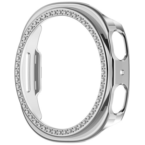 Capa de PC Elegante para Samsung Galaxy Watch 8 44mm Silver