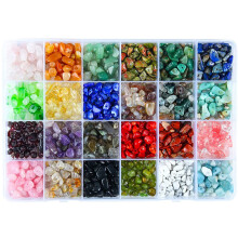 2Boîtes Perles Pierres Décoratives Multicolores DIY