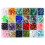 2Boîtes Perles Pierres Décoratives Multicolores DIY 1