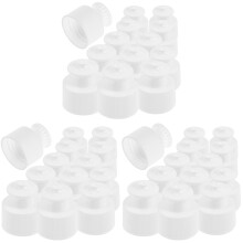 120Pièces Bouchons À Vis Transparente Pour Bouteilles