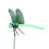 Lifelike Fake Dragonfly Pole Clips 3pk 1