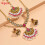 (Rose)Collezione Gioielli Boho Femminile Con Perla Artificiale E Strass Per Donna 1