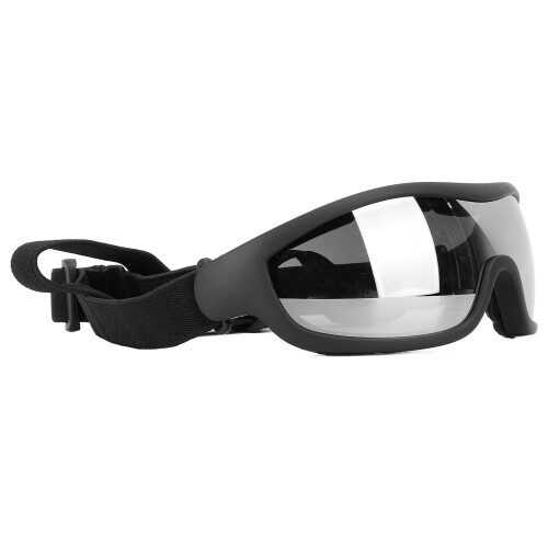 Gafas para perros 93 g UV plateadas correa ajustable