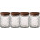 4Pièces Pots En Verre Couvercles Pour Conserves Snacks Maison 1