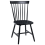 Beliani Set of 2 Dining Chairs BURGES Wood Black 3