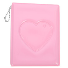 Mini Album Photo PVC Rose Portable Transparentes