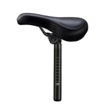 (Saddle w 28.6mm Post) Kids Bike Saddle Replacement - Comfortable Bicycle Seat for Boys Girls