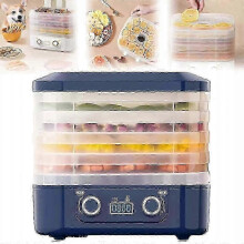 (Blue, EU Plug) Freeze Dryer for Household with Timer for Fruits Vegetables and Meats