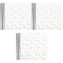 3Rouleaux Film PVC Pour DIY Sac À Stylos Projets Décoratifs Variés