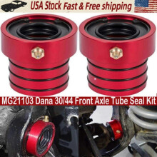 (Red) Front Axle Seal Kit for Jeep Wrangler JK TJ Models Dana 30/44 - Pair