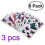 24Sheets Assorted Color Temporary Tattoos Flower Stickers Waterproof 1