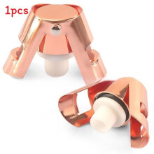 (RoseGold)Tappi Champagne Acciaio Inox Wine Saver per Festa e Casa Celebrazioni Speciali Giorno