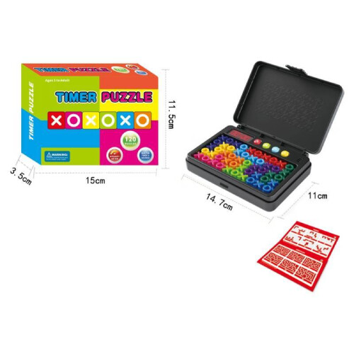 (Puzzle Timing)Puzzle Sviluppo Con Perline Magiche E Design 3D Per Bambini E Adolescenti Brain Training