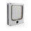 (white, L) Pet Door for Cats with 4 Modes Locking, Fits Wall or Window 1