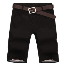 (Black(No Belt),29)Mens Shorts Sports Casual Short Pants Trousers Military Army Cargo Pocket Summer
