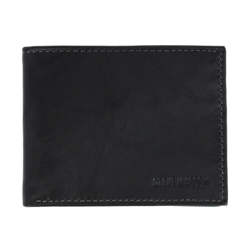 Steve Madden Men's Antiqued Leather Passcase Wallet