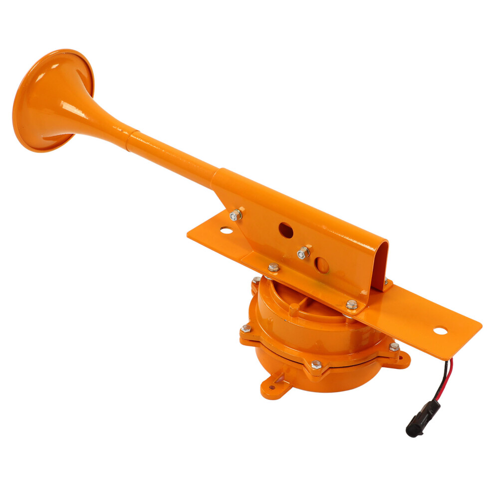 Single Trumpet Horn 12V 110Db Train Yellow 7444352853861