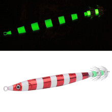 Glowing Metal Jig Squid Lure 17.5cm